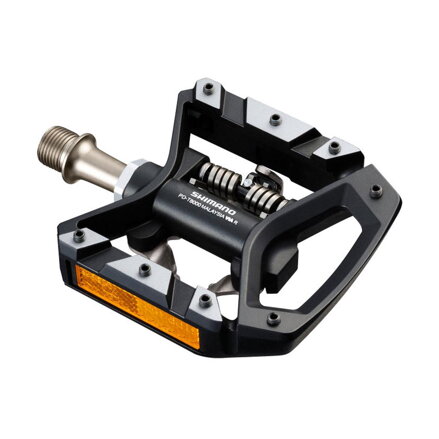 Pédales SHIMANO Trekking PD-T8000 SPD noires unilatérales + avant. SM-SH56