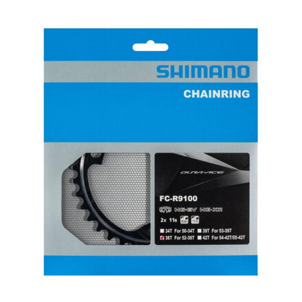Boîte de vitesses SHIMANO 34z. FC-R9100 Dura Ace noir 110mm