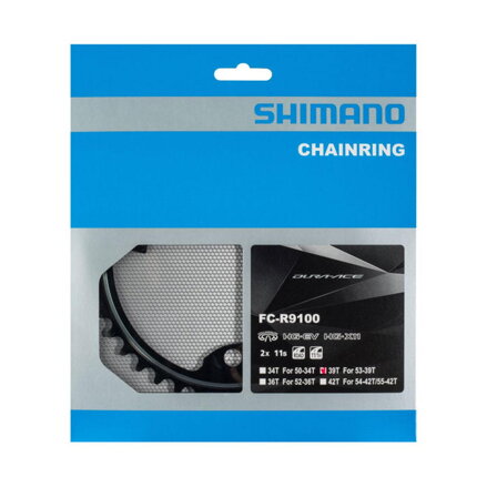 Boîte de vitesses SHIMANO 39z. FC-R9100 Dura Ace noir 110mm