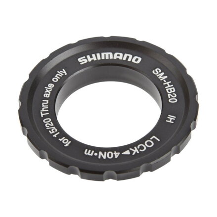 SHIMANO Ecrou SM-HB20 Centerlock pour axe fixe 15/20mm