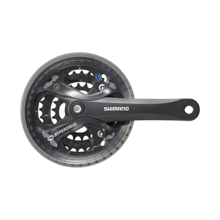 Centre SHIMANO Acera FC-M361 175mm 42/32/22z. Noir 7/8 carats avec couvercle carré