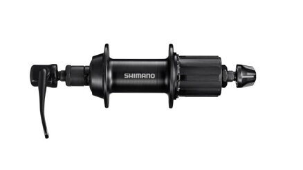 Moyeu arrière SHIMANO FH-TY500 36d. 7-k. noir sur r.u.