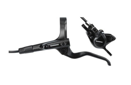 SHIMANO Frein hydr. Tuyau avant noir Post Mount 1000 mm + plaque E-MT201. B05S