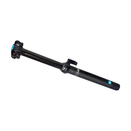 Siège de selle PRO KORYAK télescopique avec extérieur. guide course 150mm, levier universel
