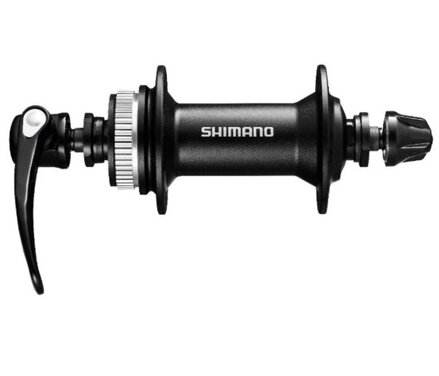 Moyeu avant SHIMANO Alivio HB-M4050 32d. Serrure centrale noire