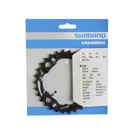 Boîte de vitesses SHIMANO 30z. FC-M4000/4050 Alivio 9-k. 96mm