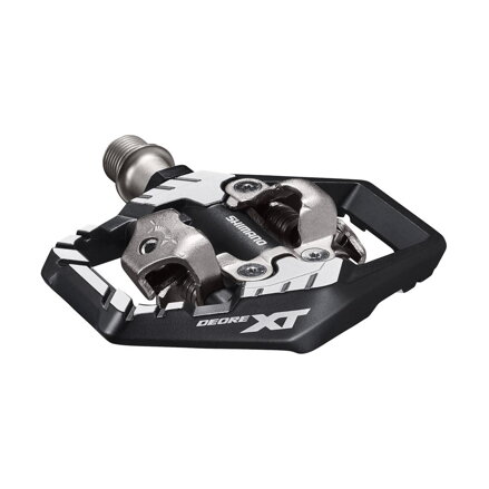 Pédales SHIMANO VTT PD-M8120 SPD noir avec cage + cadre. SM-SH51