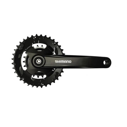 SHIMANO Milieu Altus FC-MT101 175mm 36/22z. 9-k. noir sans couvercle carré