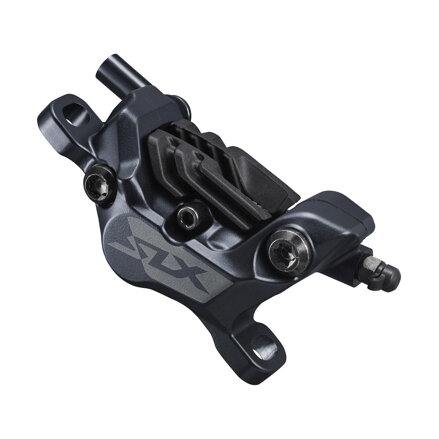 Étrier de frein SHIMANO. SLX BR-M7120 Support de poteau hydraulique 4 pistons + plaques N03A