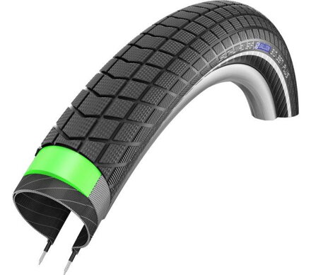 SCHWALBE Pneu BIG BEN PLUS (55-622) 28x2.15 Performance 67EPI GreenGuard 1025g Noir reflex