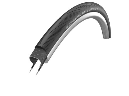 SCHWALBE Pneu LUGANO II ENDURANCE (25-622) 700x25C Actif 50EPI 490g Noir