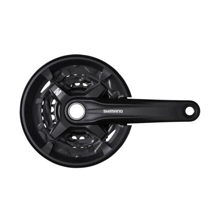 SHIMANO Milieu Altus FC-MT210 175mm 44/32/22 9-k. noir avec couvercle en deux parties sans roulement