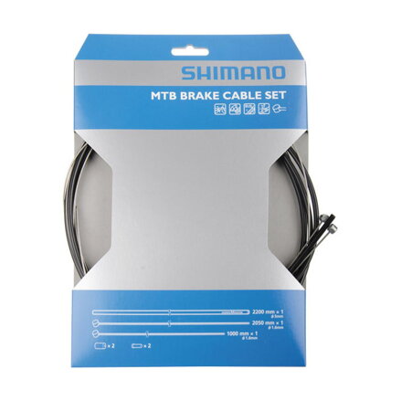 SHIMANO Câble de frein VTT complet noir