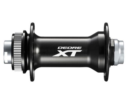 Moyeu avant SHIMANO XT HB-M8010 axe 110x15mm 32d. Serrure centrale BOOST noire