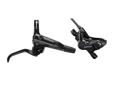 SHIMANO Frein hydr. E-MT501 BL-MT501/BR-M520 avant noir sur poteau, tuyau de 1 000 mm + platine. D03S