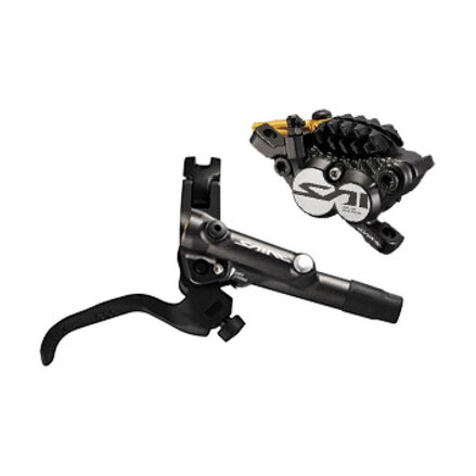 SHIMANO Frein hydr. Tuyau avant noir Post Mount 1000mm + plaque Saint I-M820. H03C