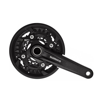 Centre SHIMANO FC-MT500 175mm 40/30/22z. 10-k. en deux parties noir sans couvercle