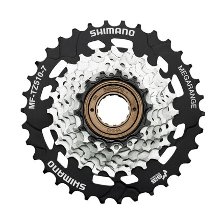 SHIMANO Multiroue MF-TZ510 14-34z. 7-k. Méga gamme