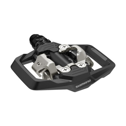 Pédales SHIMANO VTT PD-ME700 SPD avec cage+support. SM-SH51