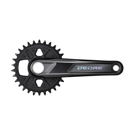 SHIMANO Milieu Deore FC-M6100 175mm 30z. 12-k. BOOST noir deux pièces sans roulements