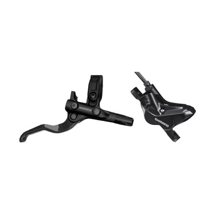 SHIMANO Frein hydr. E-MT420 BL-MT4100/BR-MT420 arrière noir Post Mount 1700 mm tuyau + platine. D03S