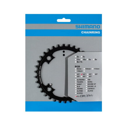 Boîte de vitesses SHIMANO 34z. STEPS 11 tours à 4 bras. sans adaptateur