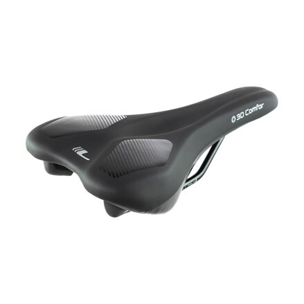 LONGUS Selle 3D COMFOR S mousse à mémoire de forme noir