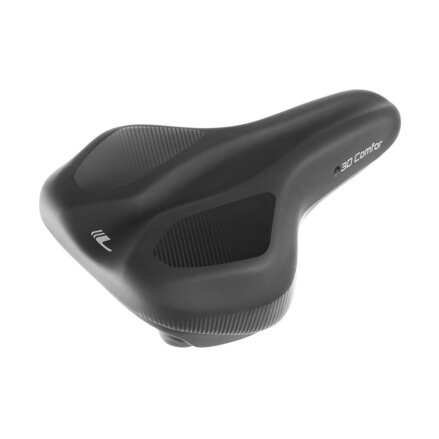 LONGUS Selle 3D COMFOR XL mousse à mémoire de forme noir