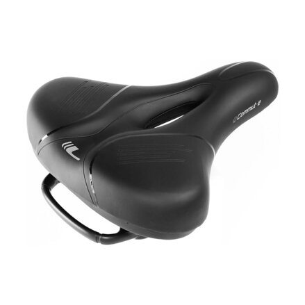 LONGUS Selle COMUT-E VXL mousse à mémoire de forme noir avec trou