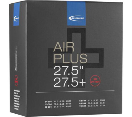 SCHWALBE Tube AIR PLUS SV21+AP 27,5x2,10/3,00 FV (54/70-584) 40mm 400g