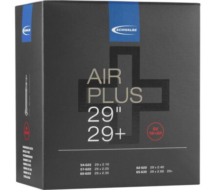 SCHWALBE Tube AIR PLUS SV19+AP 29x2.10/3.00 FV (54/65-622) 40mm 420g