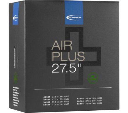 SCHWALBE Chambre à air AIR PLUS AV21AP 27,5x1,50/2,40 AV(40/62-584) 40mm 305g