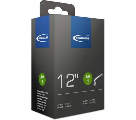 SCHWALBE Tube AV1 45° 12x1,75/2,10 AV 40mm 45° (47/62-203) 80g
