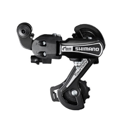 SHIMANO Dérailleur Tourney RD-TY21 SS 6-k. sans crochet noir