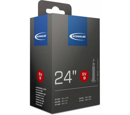 SCHWALBE Chambre à air SV9 24 28/47-507/541 EK 40mm 130g