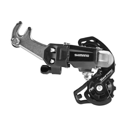 Dérailleur SHIMANO Tourney RD-TY200 SS 6/7 vitesses. avec crochet noir