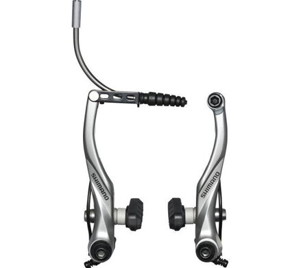 SHIMANO Alivo V-brake BR-T4000 argent avec tube de guidage