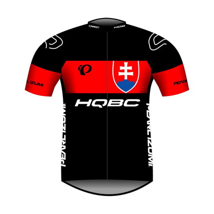 HQBC Maillot QPI SK TEAM 2021 manches courtes noir/rouge