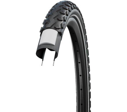 SCHWALBE Pneu LAND CRUISER PLUS (37-622) 28x1,40 700x35C Active 50EPI PunctureGuard 760g Reflex Vert