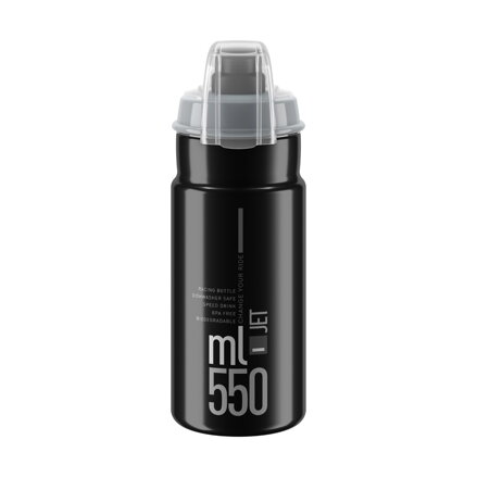 ELITE Bidon JET PLUS 550 noir/gris