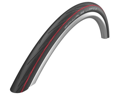SCHWALBE Pneu LUGANO II (25-622) 700x25C Active 50EPI K-Guard 365g Ceinture rouge