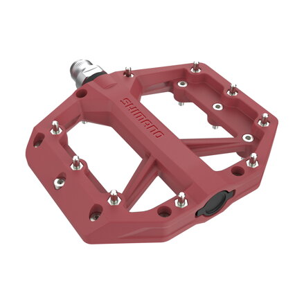 SHIMANO Pédales VTT Flat PD-GR400 rouge BMX, DH, slalom