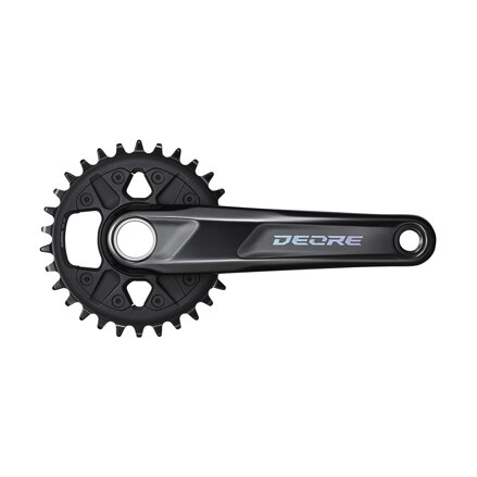 SHIMANO Milieu Deore FC-M6100 170mm 30z. 12-k. noir en deux parties sans roulements