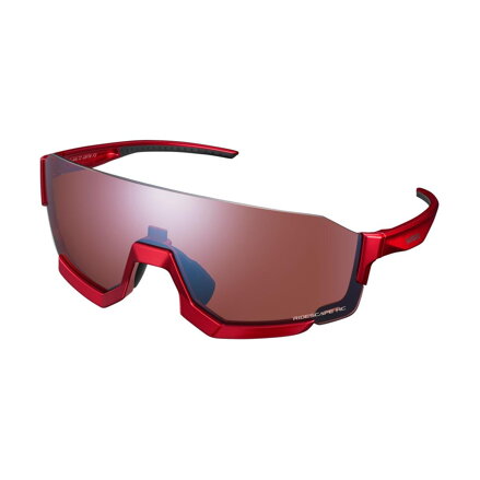 Lunettes SHIMANO AEROLITE2 rouge métallisé Ridescape High Contrast