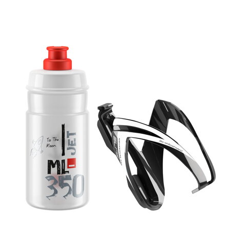 ELITE Bouteille avec panier CEO logo rouge, 350 ml