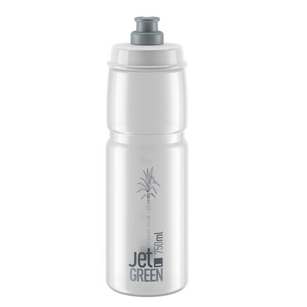 Bidon ELITE JET GREEN 750 transparent