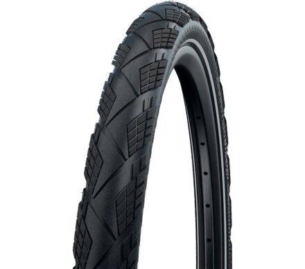 SCHWALBE Pneu MARATHON EFFICIENCY (40-622) 28x1,50 700x38C Evolution 67EPI V-Guard 530g Noir reflex Race