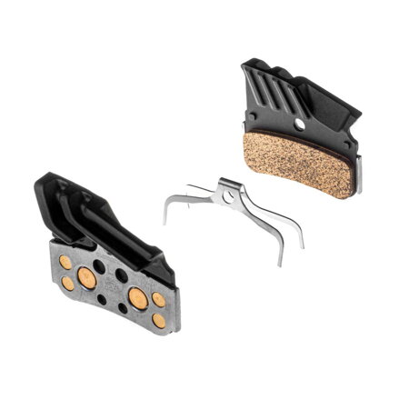 Plaquettes de frein SHIMANO. métal avec refroidisseur N04C XTR/XT/SLX