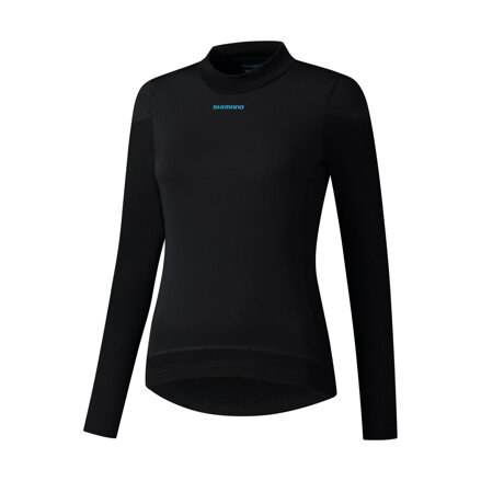 SHIMANO T-shirt femme BEAUFORT LONG BASE LAYER noir
