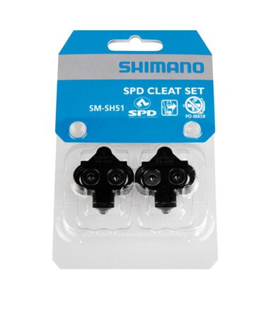 SHIMANO Plaquettes de frein SM-SH51 SPD noires pour PDM9000/8000/647/545/540/424/520/505/A530